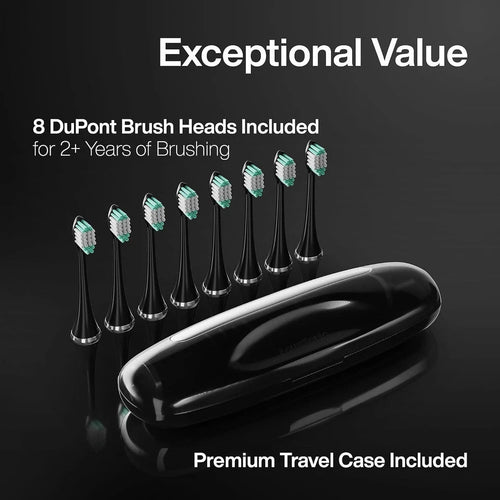 Black Series Ultra Whitening Smart Electric Toothbrush NIB